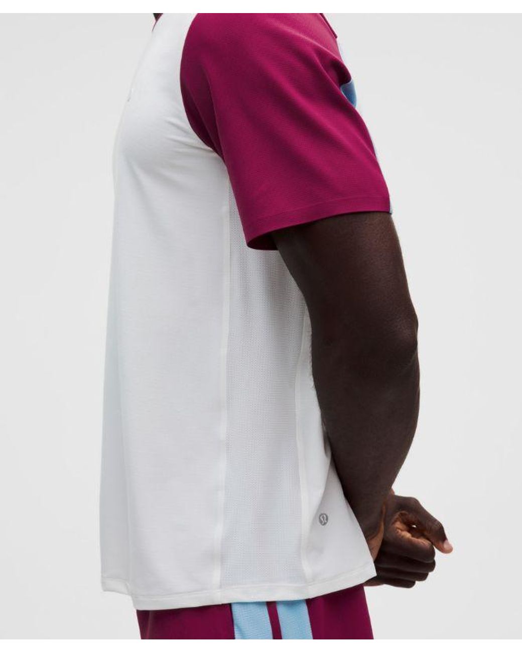 lululemon athletica Red – Pique Tennis Short-Sleeve Shirt – – Size Large for men