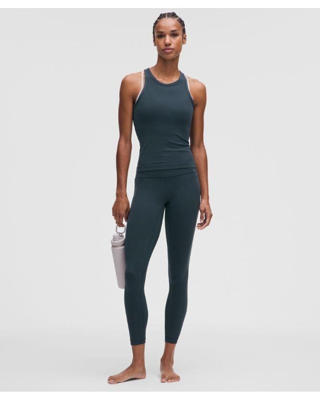 lululemon athletica Blue – Align Waist-Length Racerback Tank Top – – Size 4