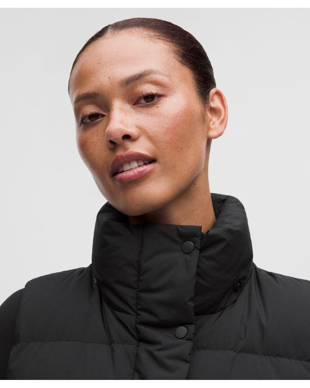 lululemon athletica Black Wunder Puff 600-Down-Fill Mid-Length Vest