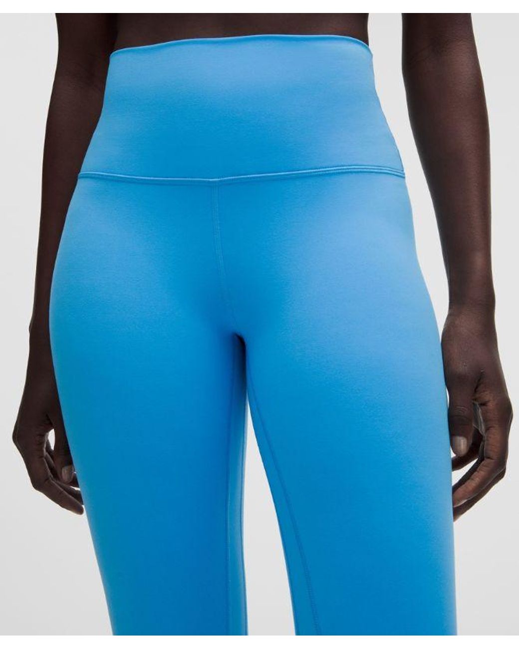 lululemon athletica Blue Align High-Rise Crop 21"