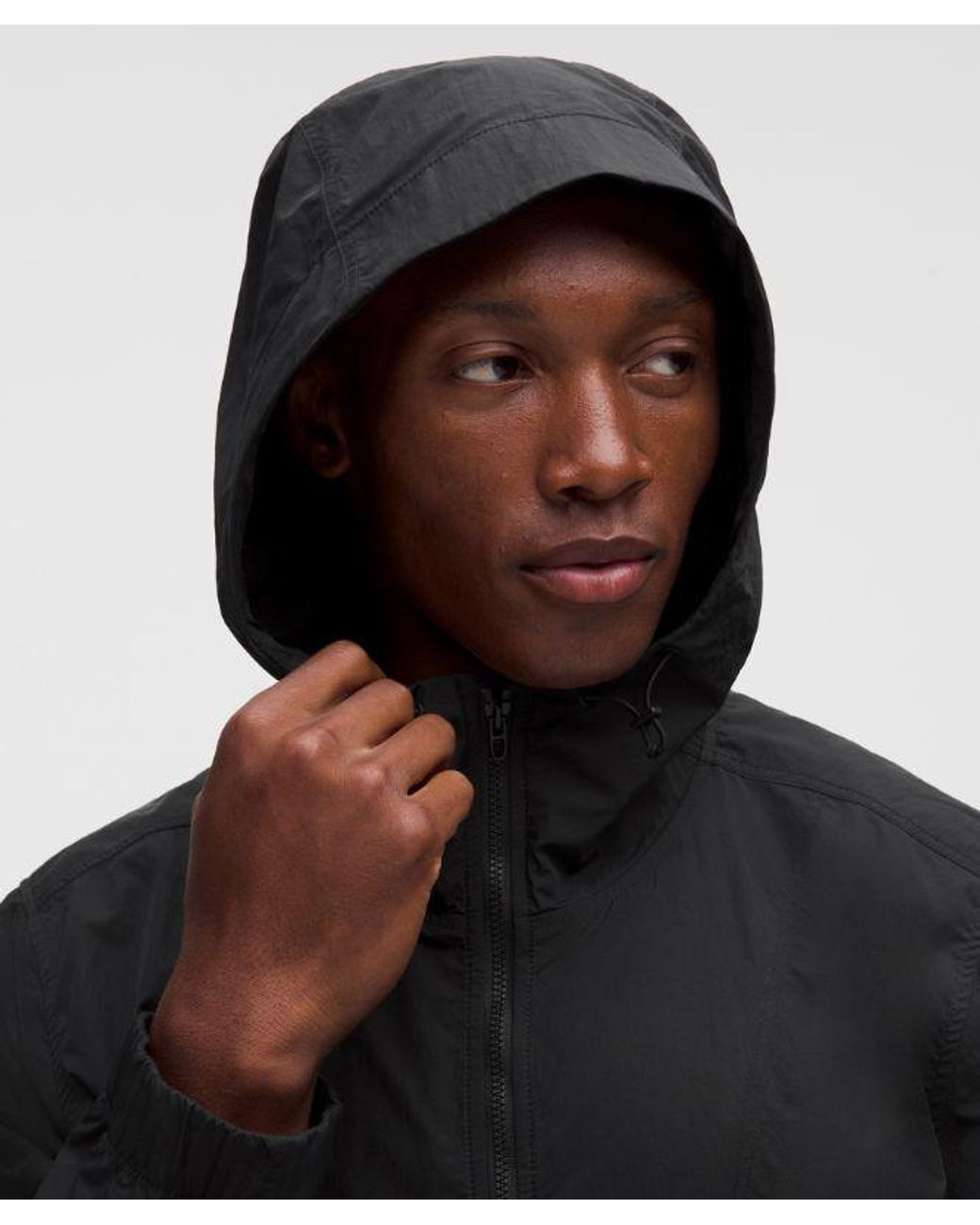 lululemon athletica Black – Uv-Protective Stash And Dash Windbreaker Jacket – – Size Large for men