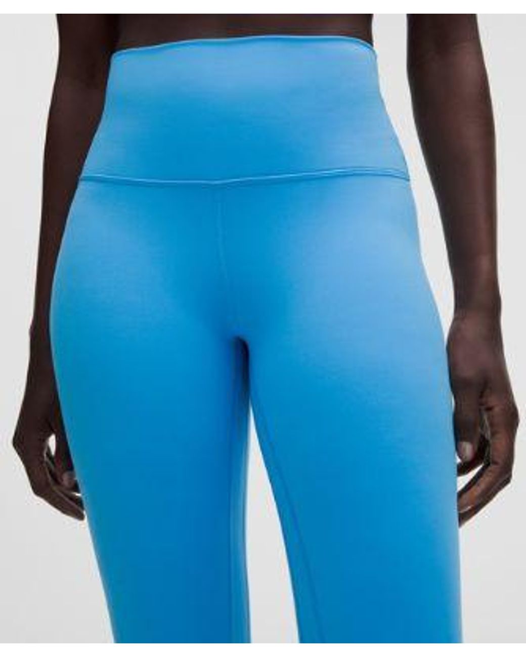 lululemon athletica Blue Align High-Rise Crop 21"