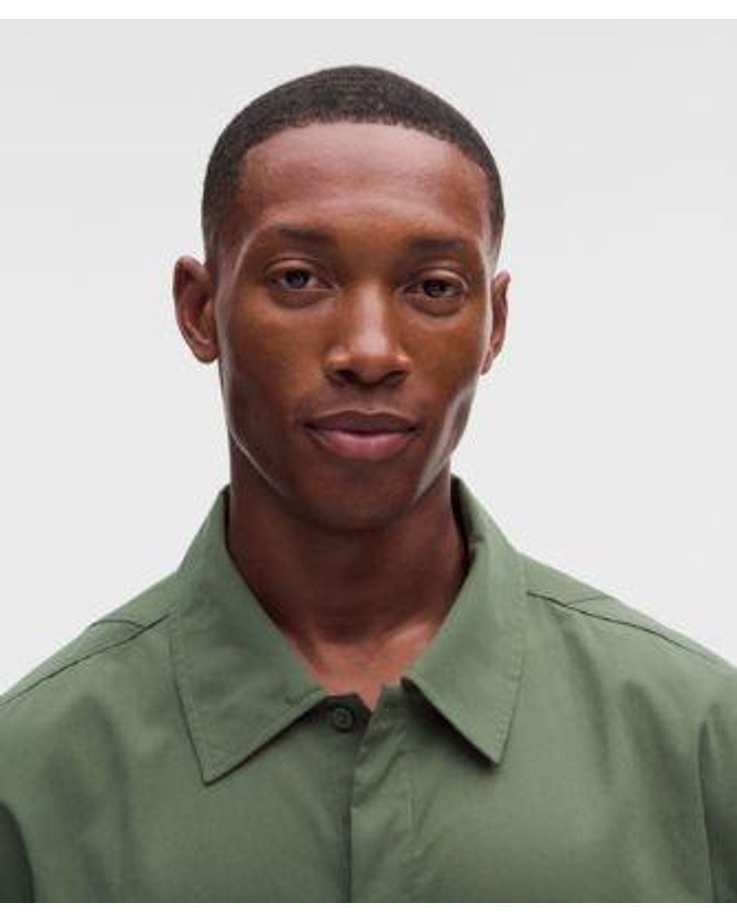 lululemon athletica Green Unshaken Short-Sleeve Collared Shirt for men