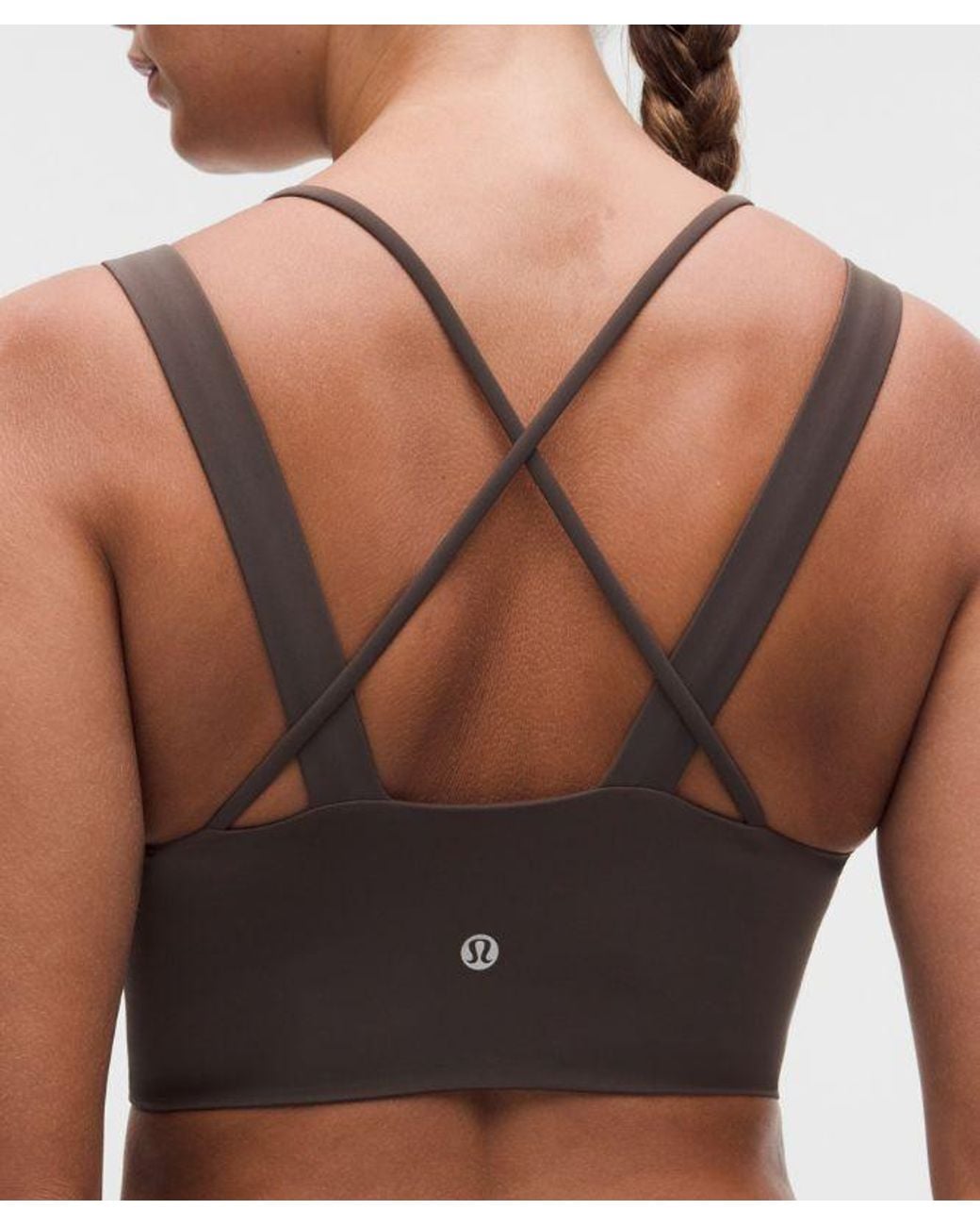 lululemon athletica Green – Like A Cloud Longline Sports Bra Light Support, D/Dd Cup – – Size 14