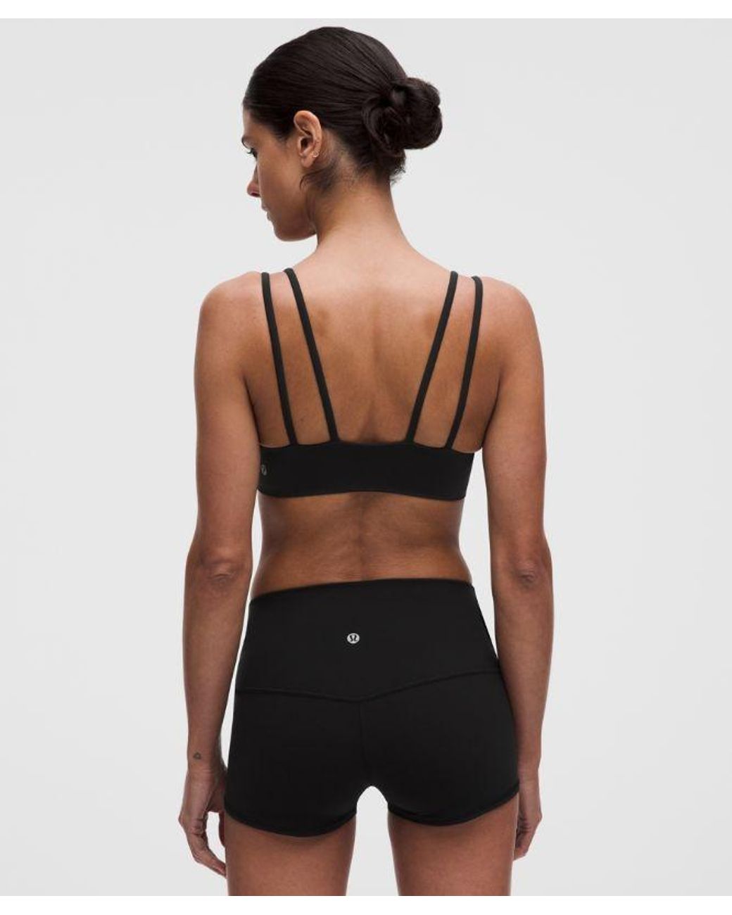 lululemon athletica Black – Like A Cloud Sports Bra Light Support, B/C Cup – – Size 14