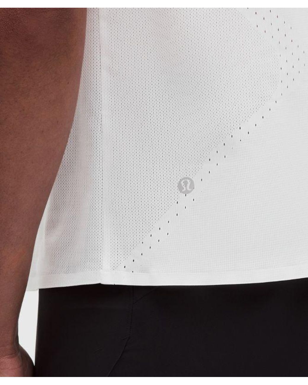 lululemon athletica White Fast And Free Short-Sleeve Shirt for men