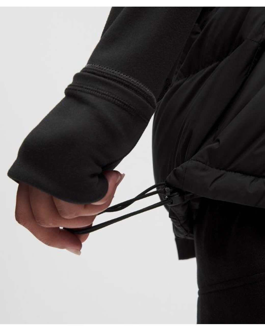 lululemon athletica Black Wunder Puff 600-Down-Fill Mid-Length Vest