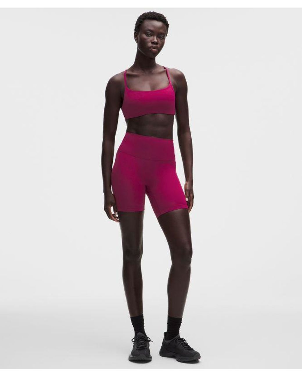 lululemon athletica Pink – Wunder Train No Line High-Rise Shorts – 6" – – Size 4