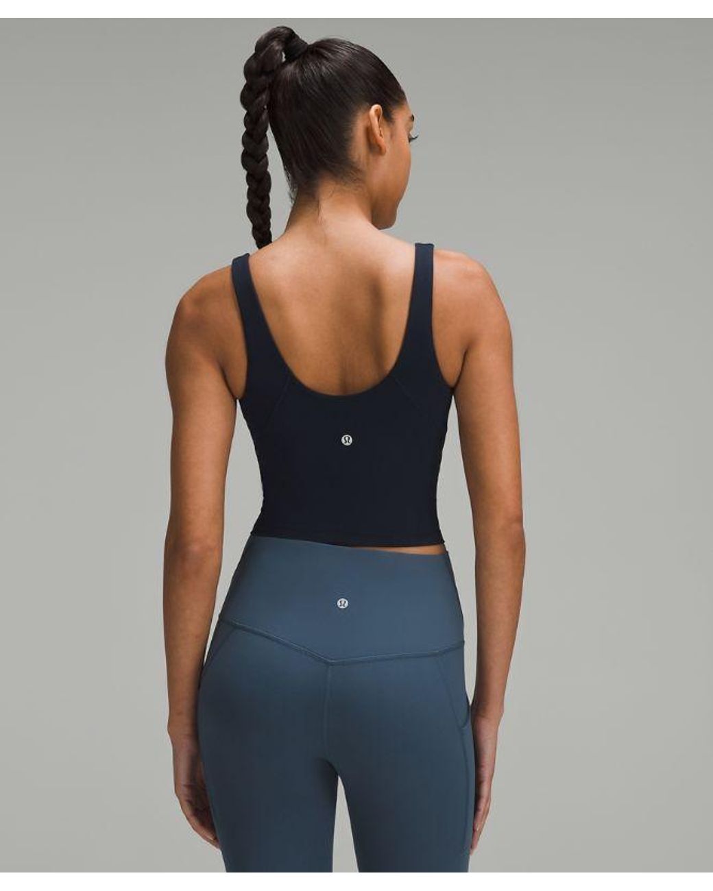 lululemon athletica Blue Aligntm Tank Top Light Support, C/d Cup