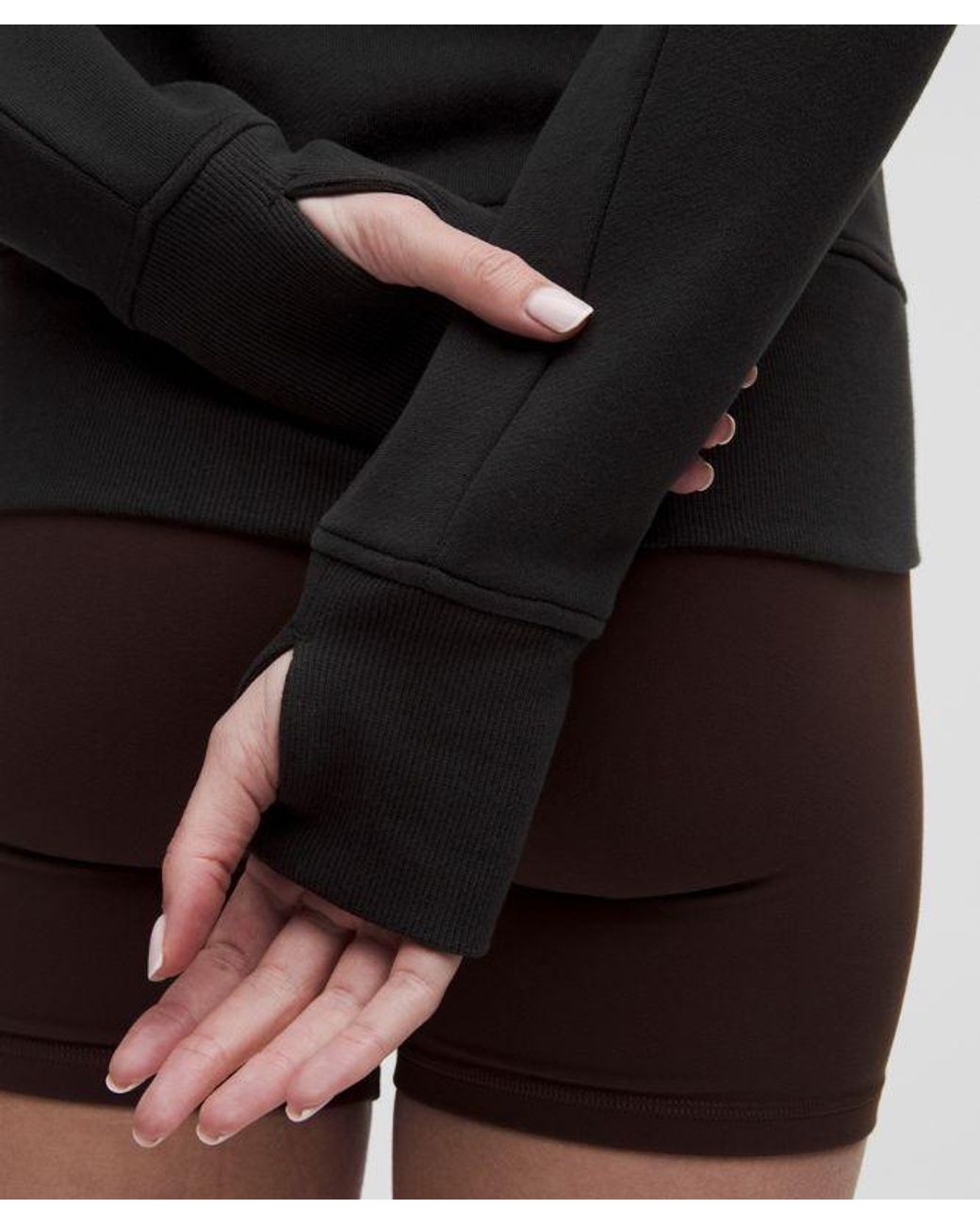 lululemon athletica Black Scuba Full-Zip Hoodie