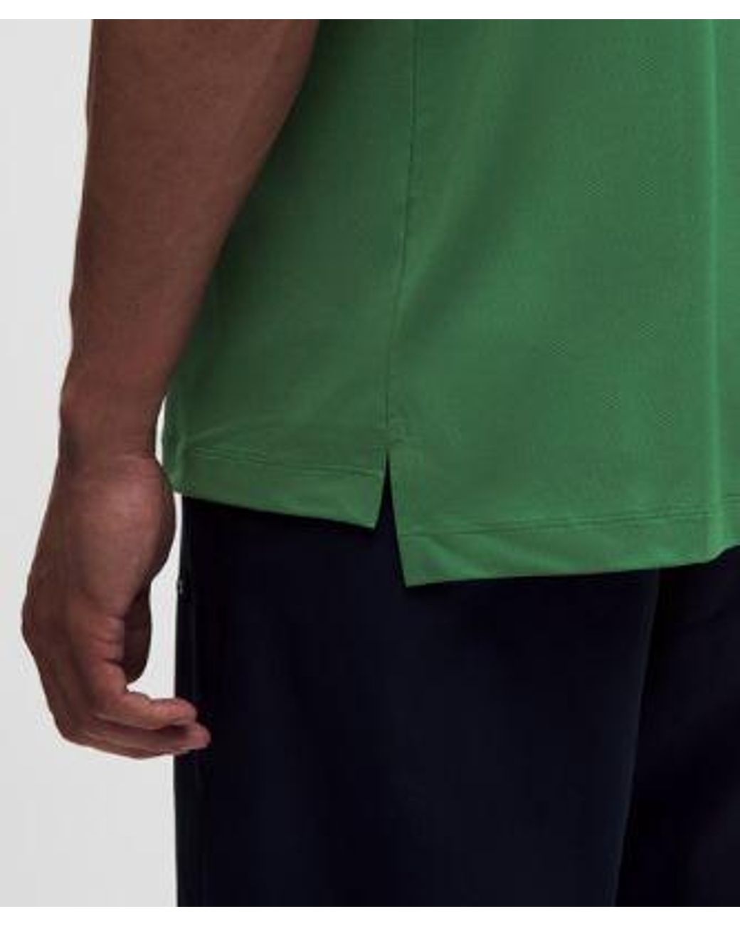 lululemon athletica Green – Logo Sport Polo Short-Sleeve – – Size Large for men