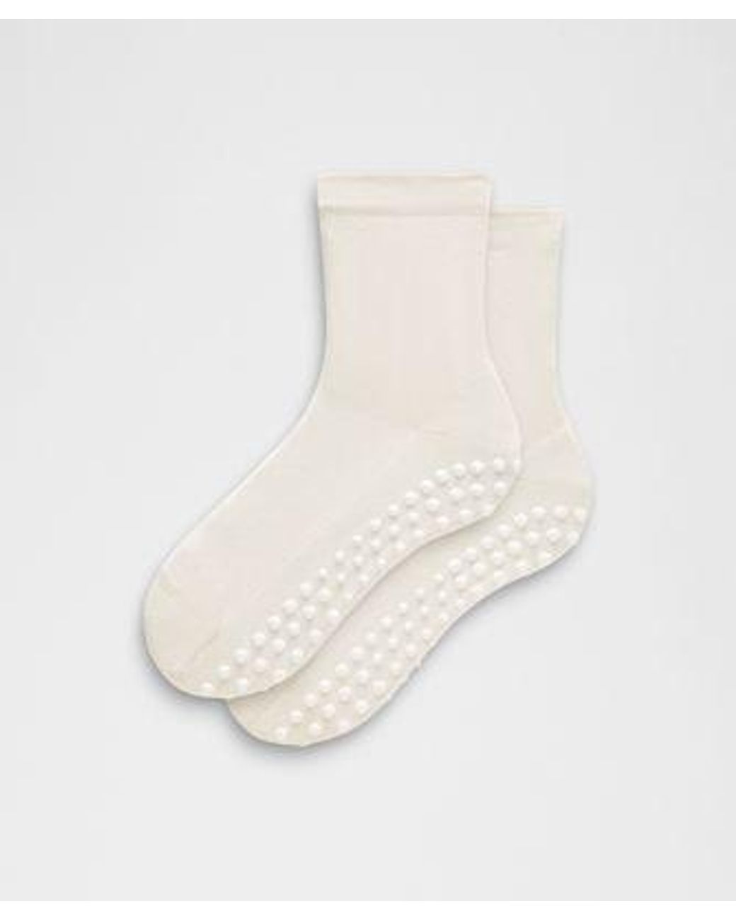 lululemon athletica White – Find Your Balance Grip Quarter Socks – – Size Large