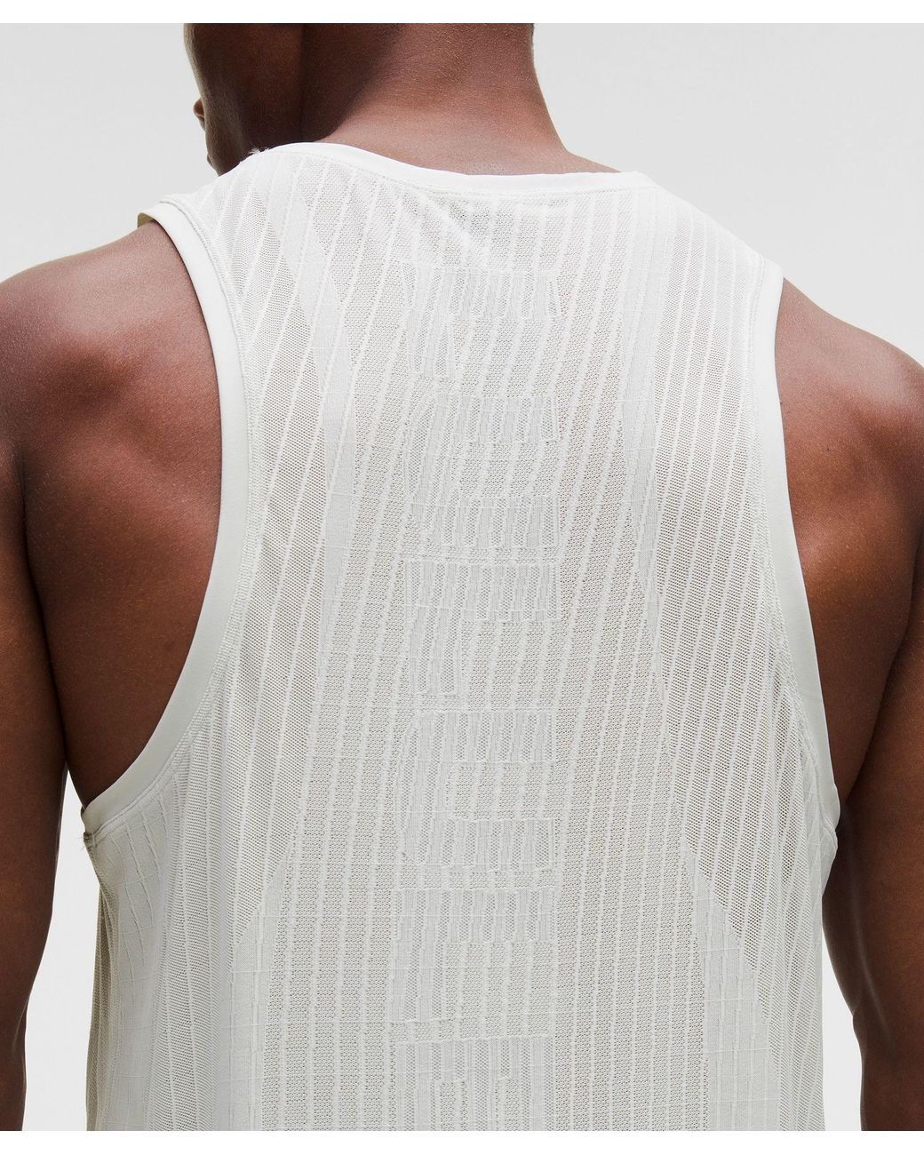 lululemon Fast And Free Airflow Running Tank in White for Men | Lyst