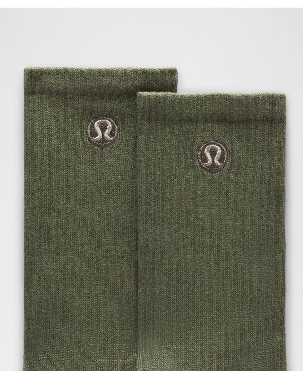 lululemon athletica White – Daily Essential Crew Socks 3 Pack – – Size Large