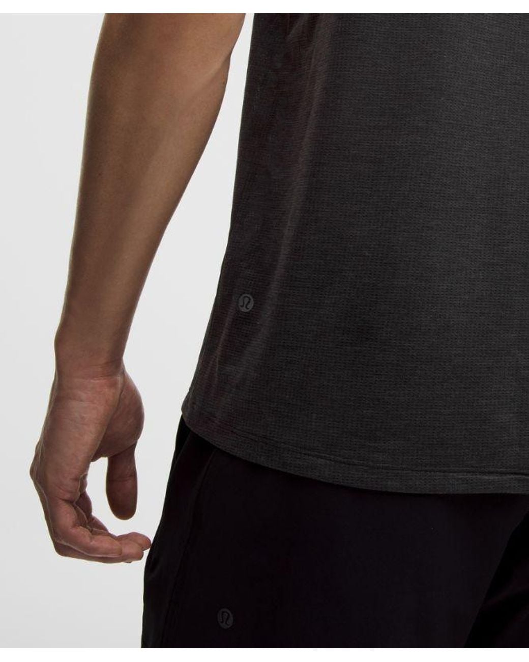 lululemon athletica Black Mile Maker Lightweight Tank for men