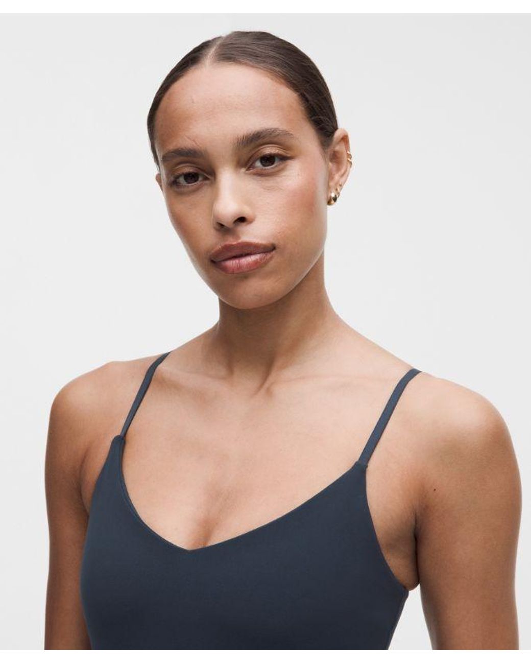 lululemon athletica Blue Align Cami Bodysuit 6"
