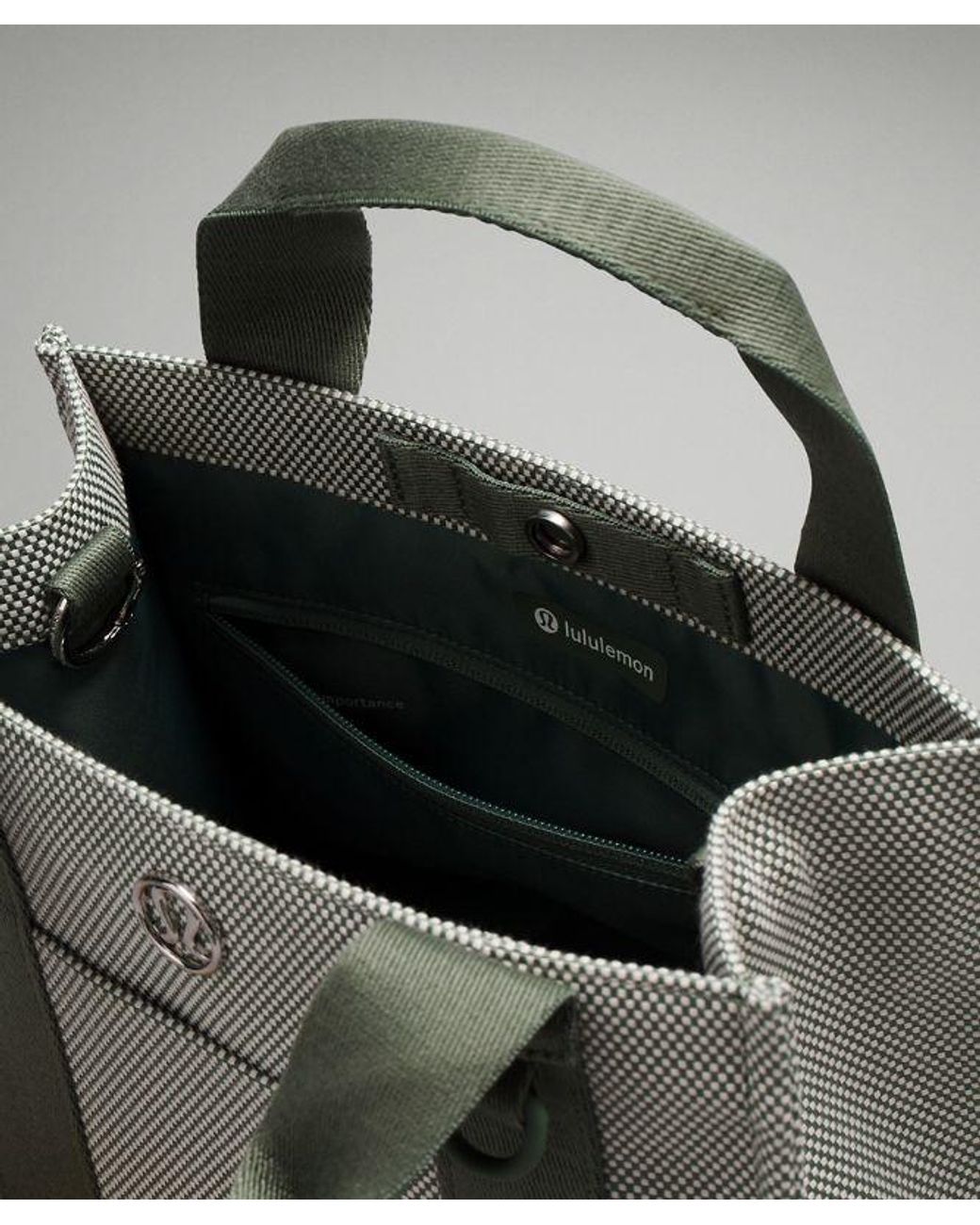 lululemon  Two-Tone Canvas Mini Tote Bag 4.5L  in Green | Lyst UK