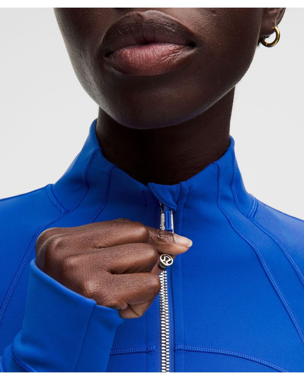 lululemon athletica Blue Define Cropped Jacket