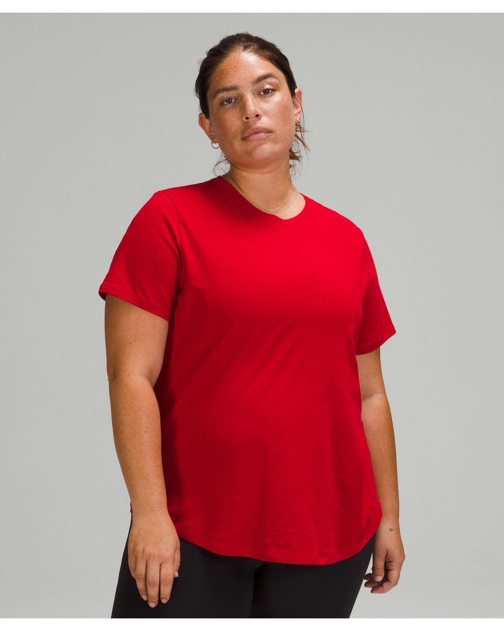 lululemon athletica Love Crew T-shirt in Red
