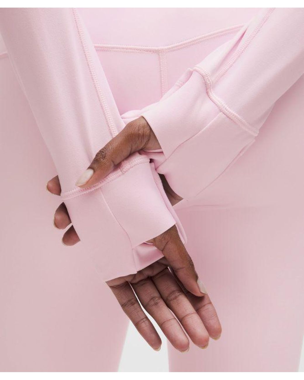 lululemon athletica Pink – Define Cropped Hooded Jacket Nulu – – Size 10