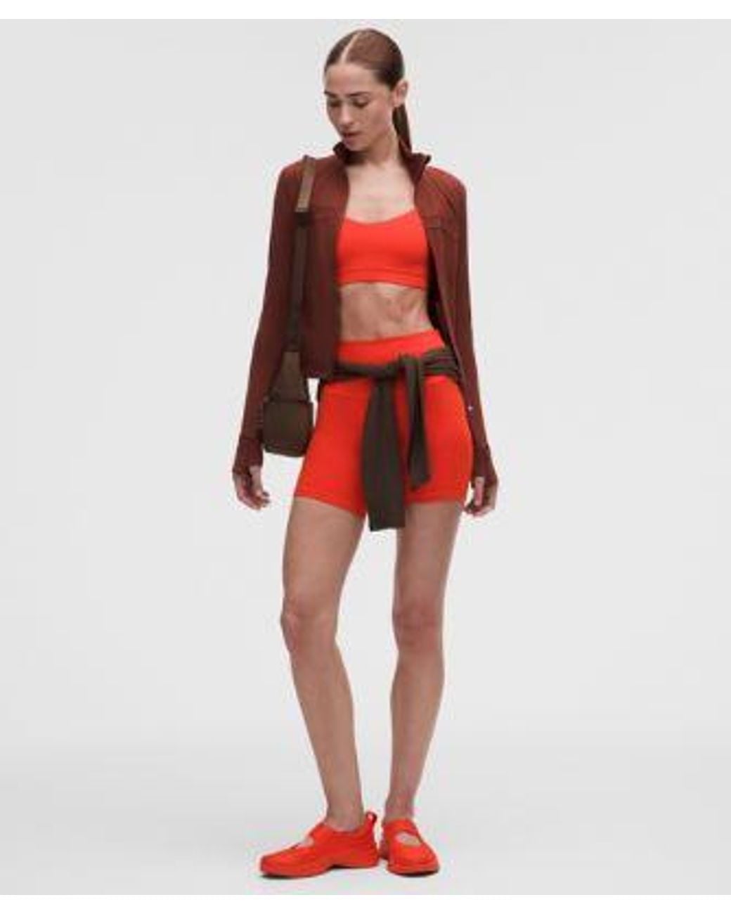 lululemon athletica Red – Define Cropped Jacket Nulu – – Size 18