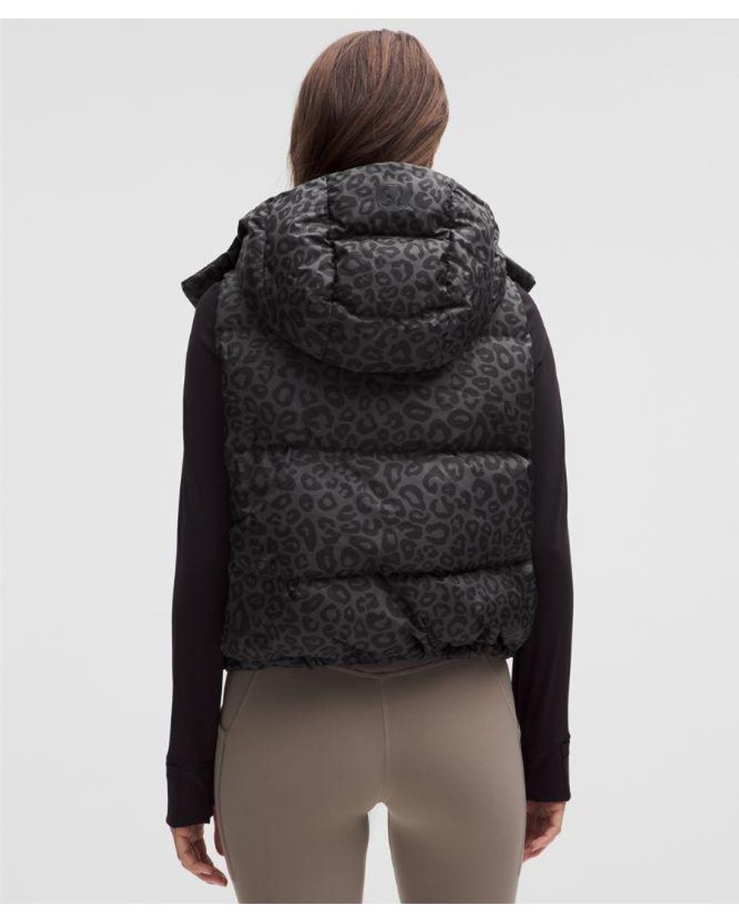 lululemon athletica Black Wunder Puff 600-Down-Fill Cropped Vest