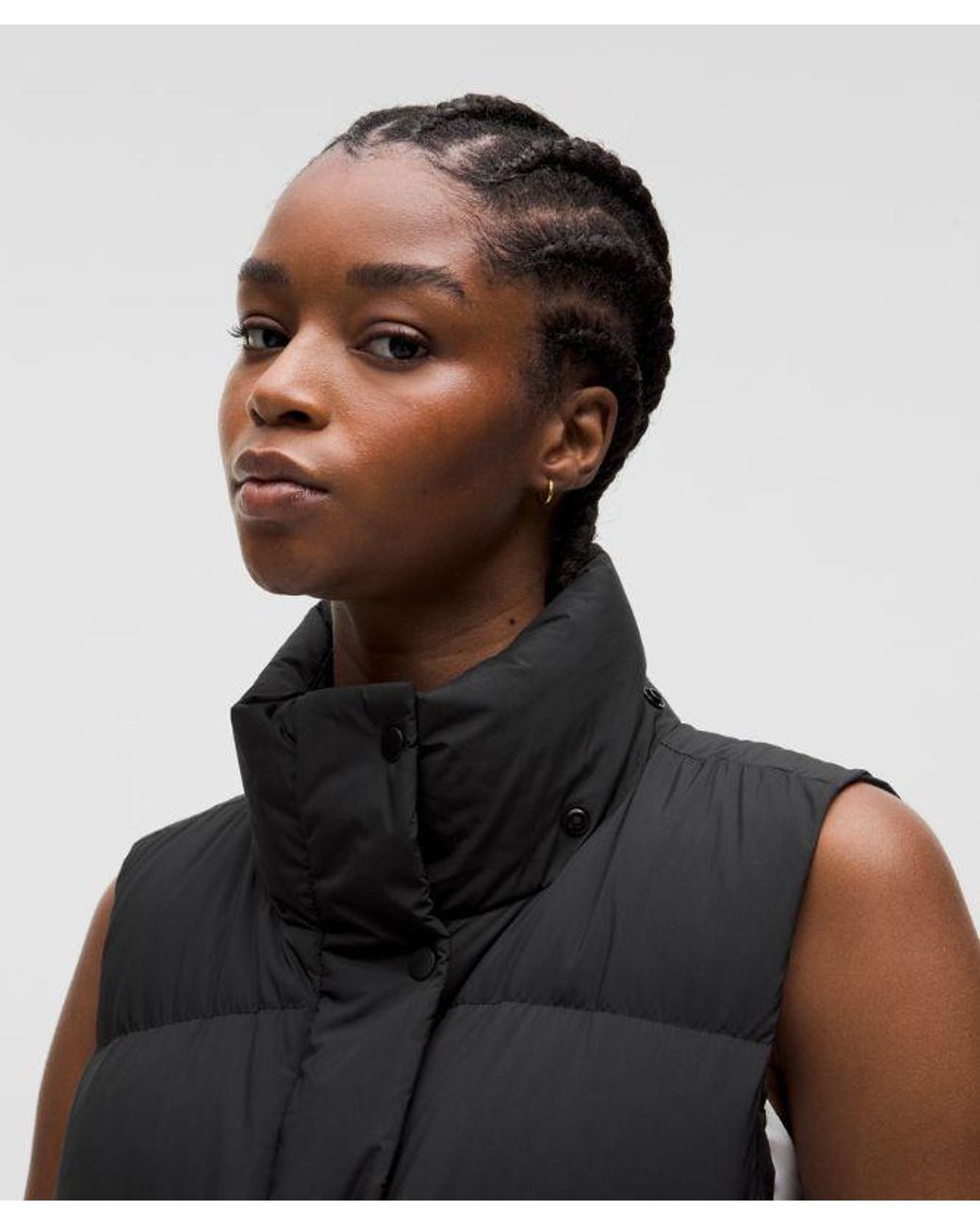 lululemon athletica Black Wunder Puff 600-Down-Fill Mid-Length Vest