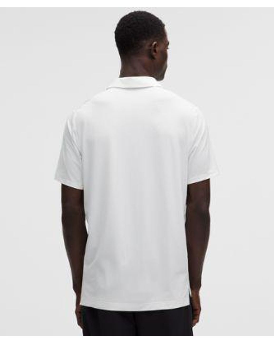 lululemon athletica Logo Sport Polo Short-sleeve - Color White - Size L for men