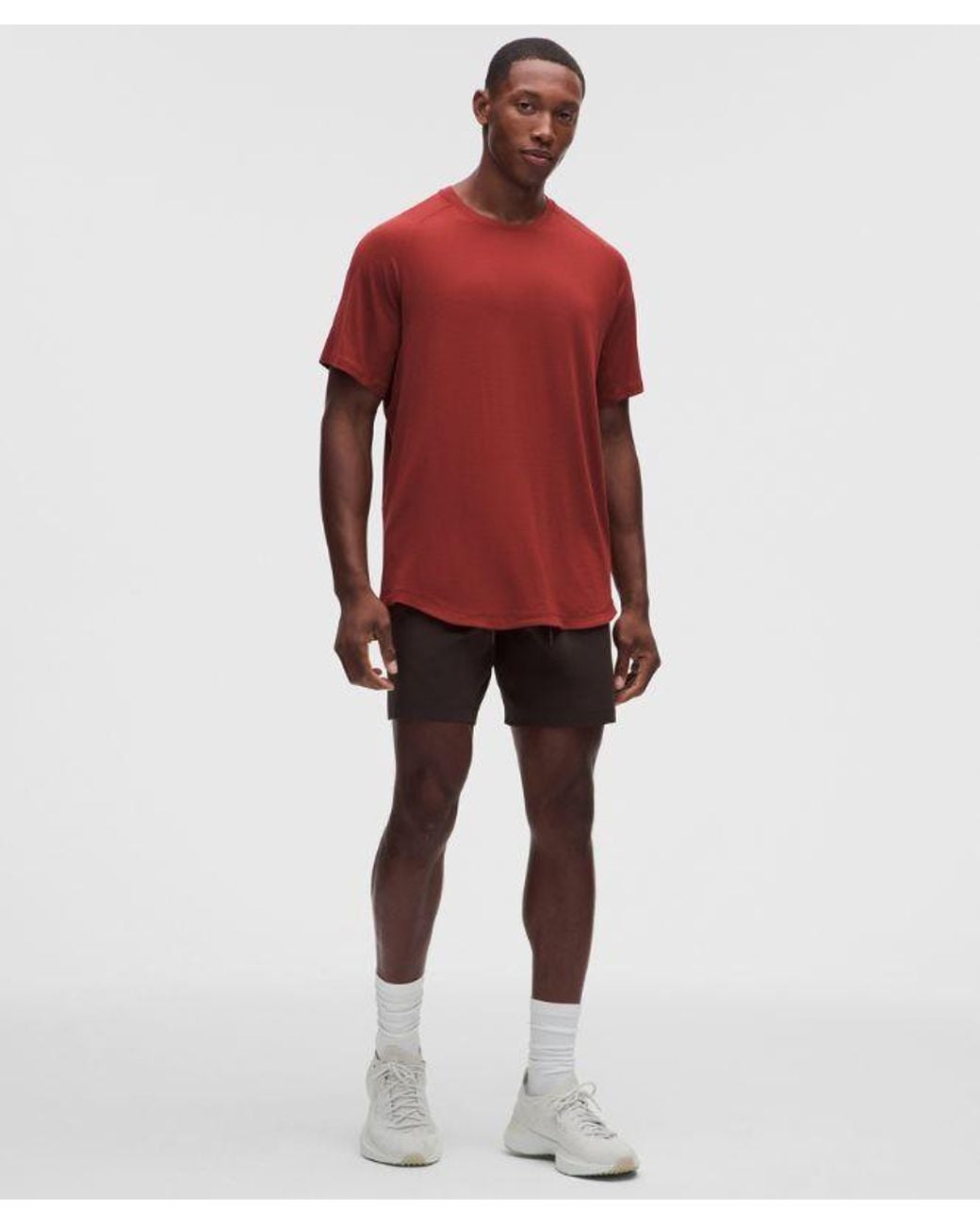 lululemon athletica Red License To Train Short-Sleeve Shirt for men