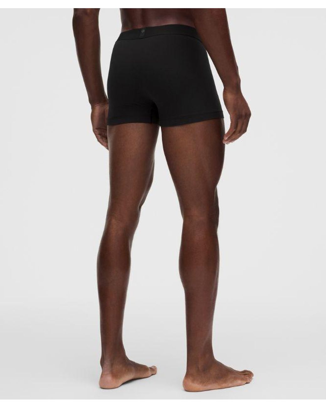 lululemon athletica Black Soft Stretch Active Boxer Brief 3" for men