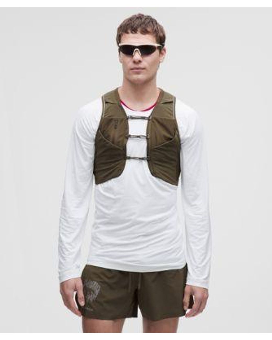 lululemon athletica White – X Geoff Mcfetridge Fast And Free Trail Running Vest – – Size Medium/Large for men