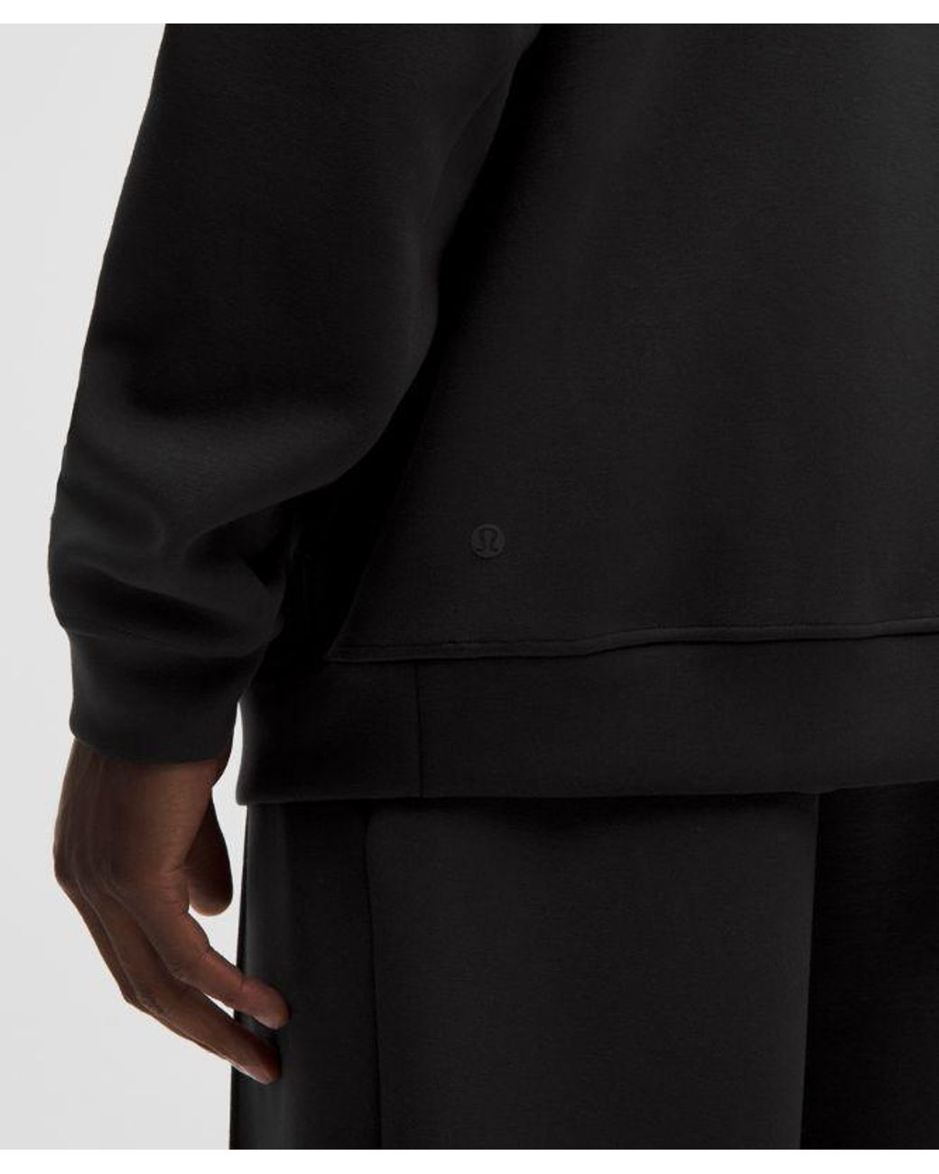 lululemon athletica Black – Smooth Spacer Quarter Zip – – for men