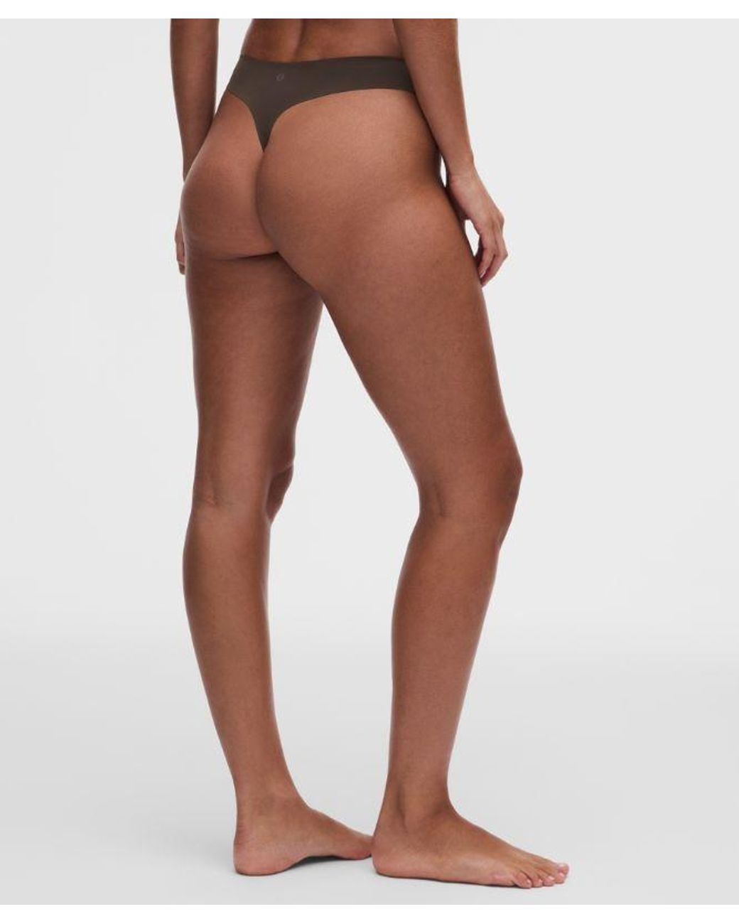 lululemon athletica Natural – Invisiwear Mid-Rise Thong Underwear 3 Pack – – Size Large
