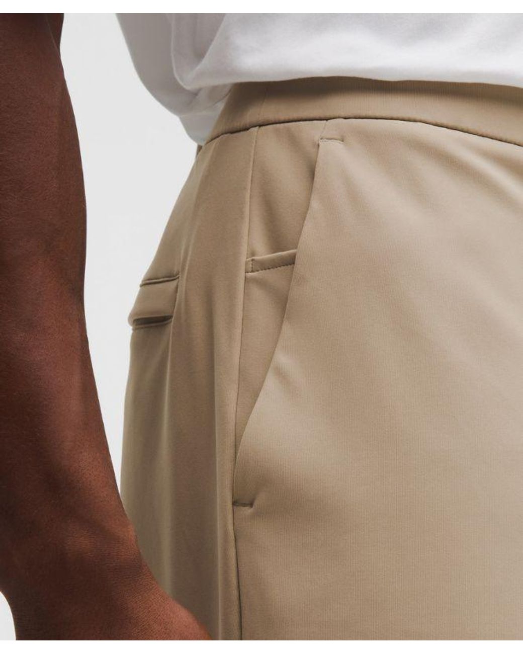 lululemon athletica Brown – Daydrift Classic-Fit Trousers Regular No Belt Loops – Color Khaki – for men