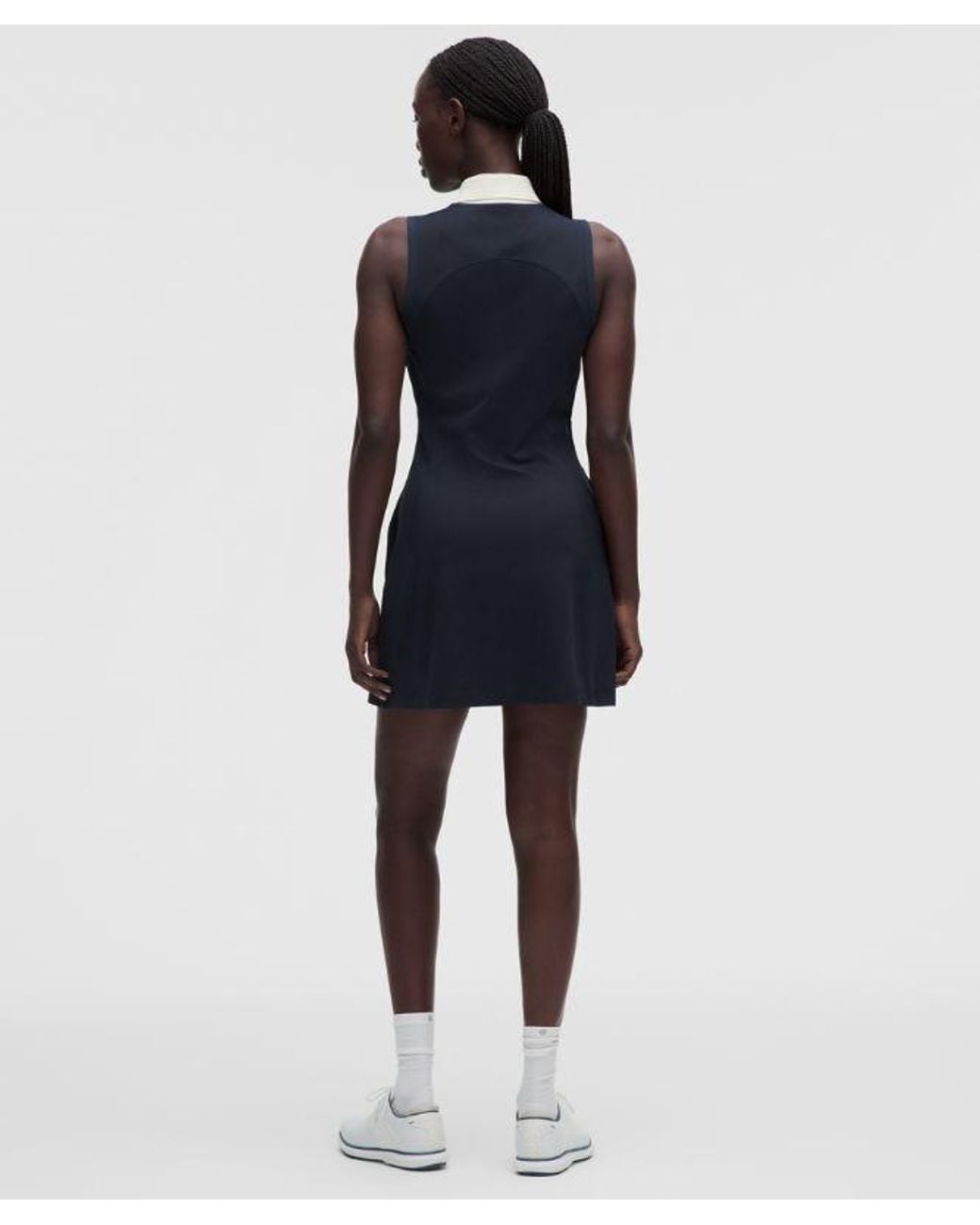 lululemon athletica Blue Sleeveless Golf Polo Dress