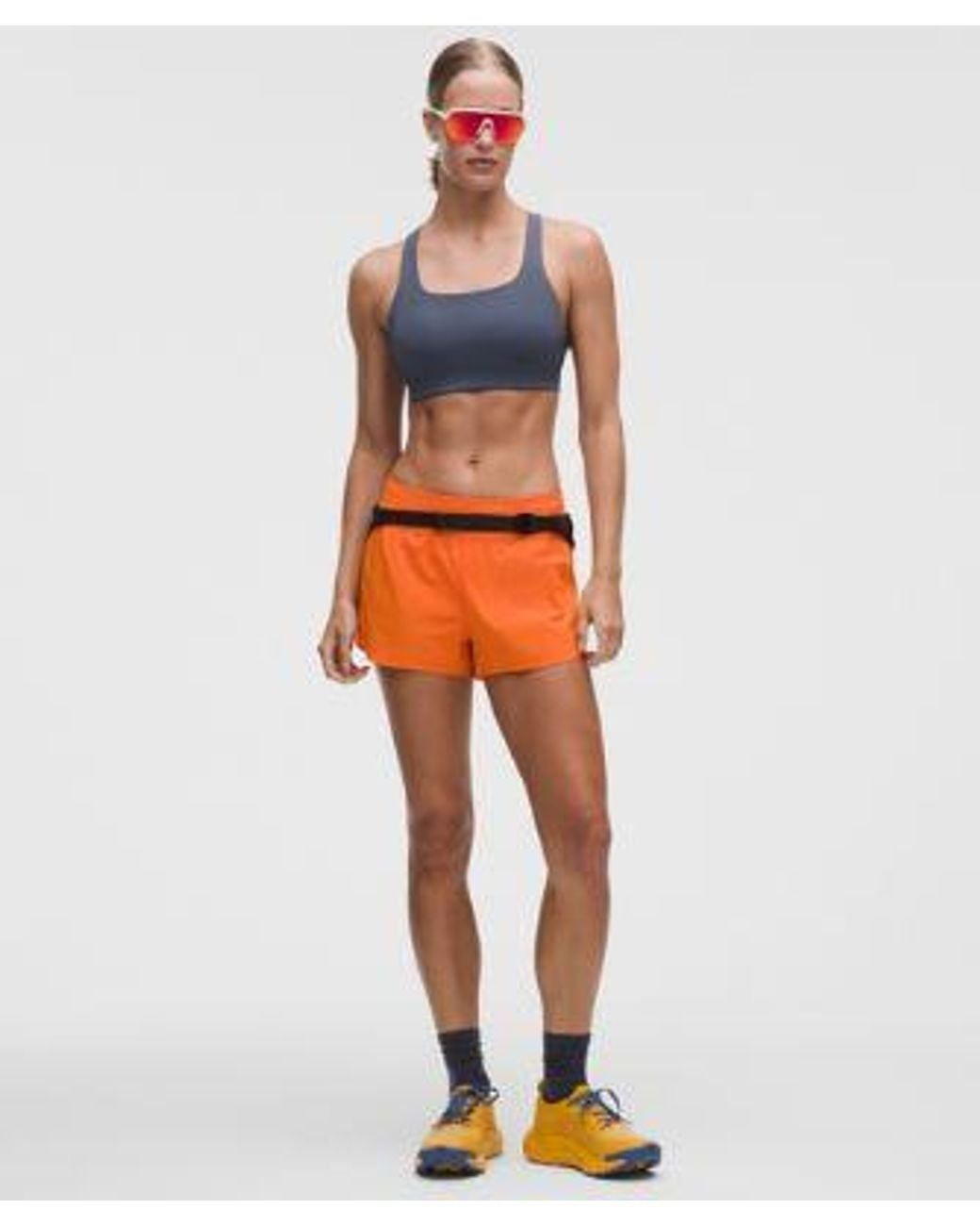 lululemon athletica Blue – All-Time Hero Sports Bra Medium Support, B/C Cup – – Size Large