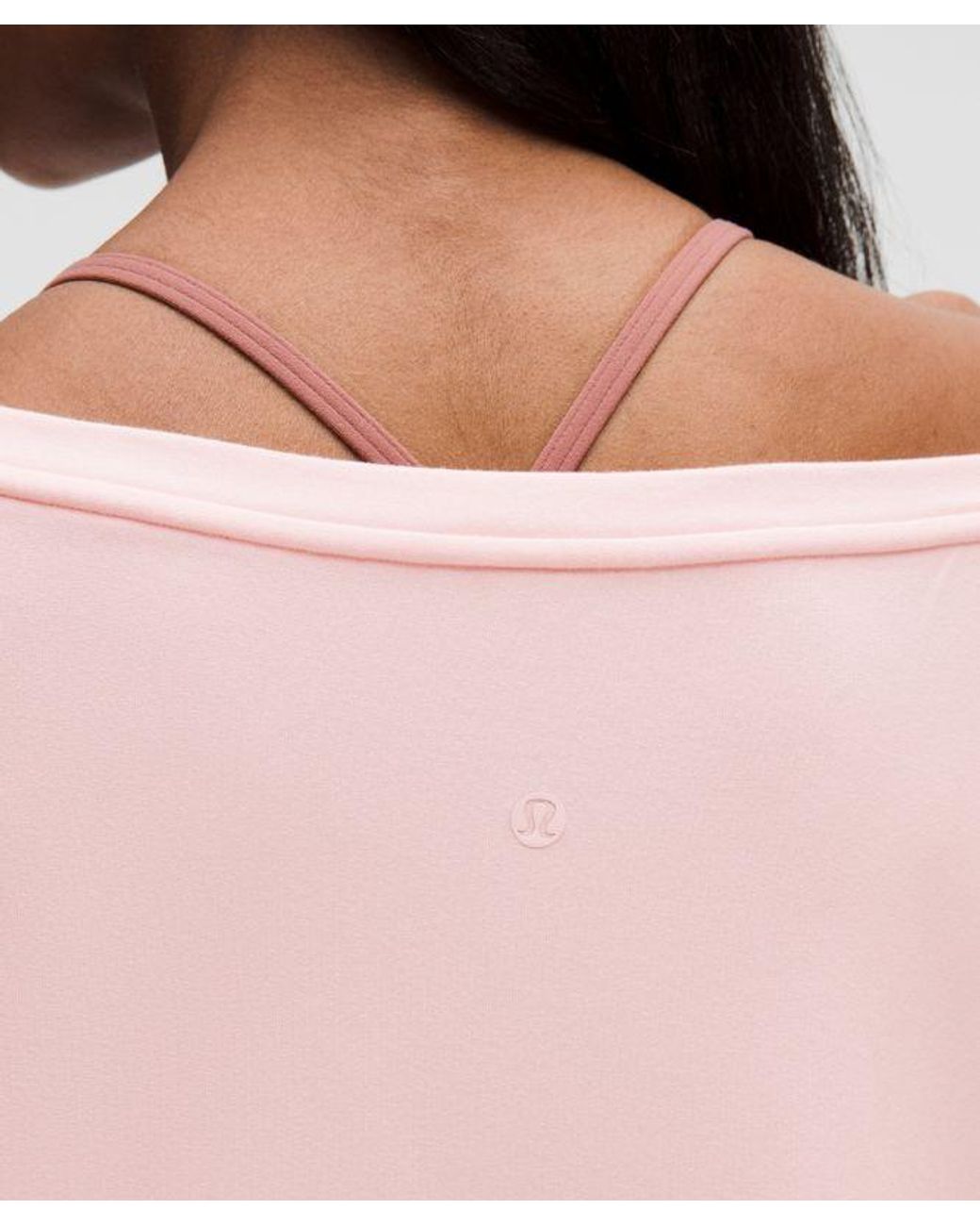 lululemon athletica Pink – Becalm Oversized Boatneck Long-Sleeve Shirt – – Size Medium