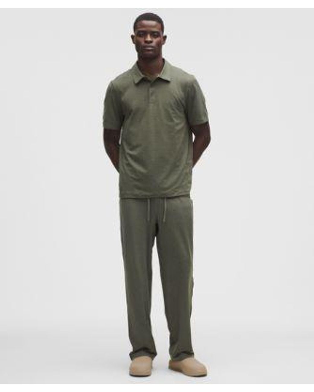 lululemon athletica Green Soft Jersey Classic-Fit Pant for men