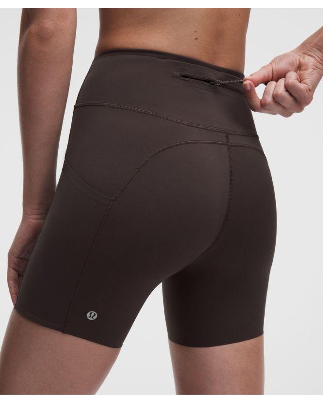 lululemon athletica Red – Fast And Free 6-Pocket High-Rise Shorts Design – 6" – – Size 18
