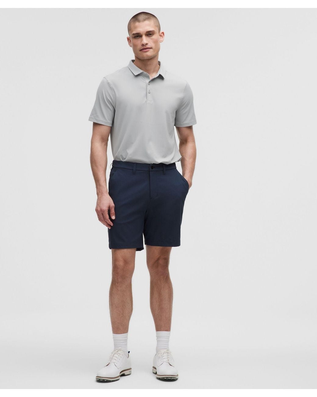 lululemon athletica Gray – Showzero Slim-Fit Polo Shirt – – Size 6 for men