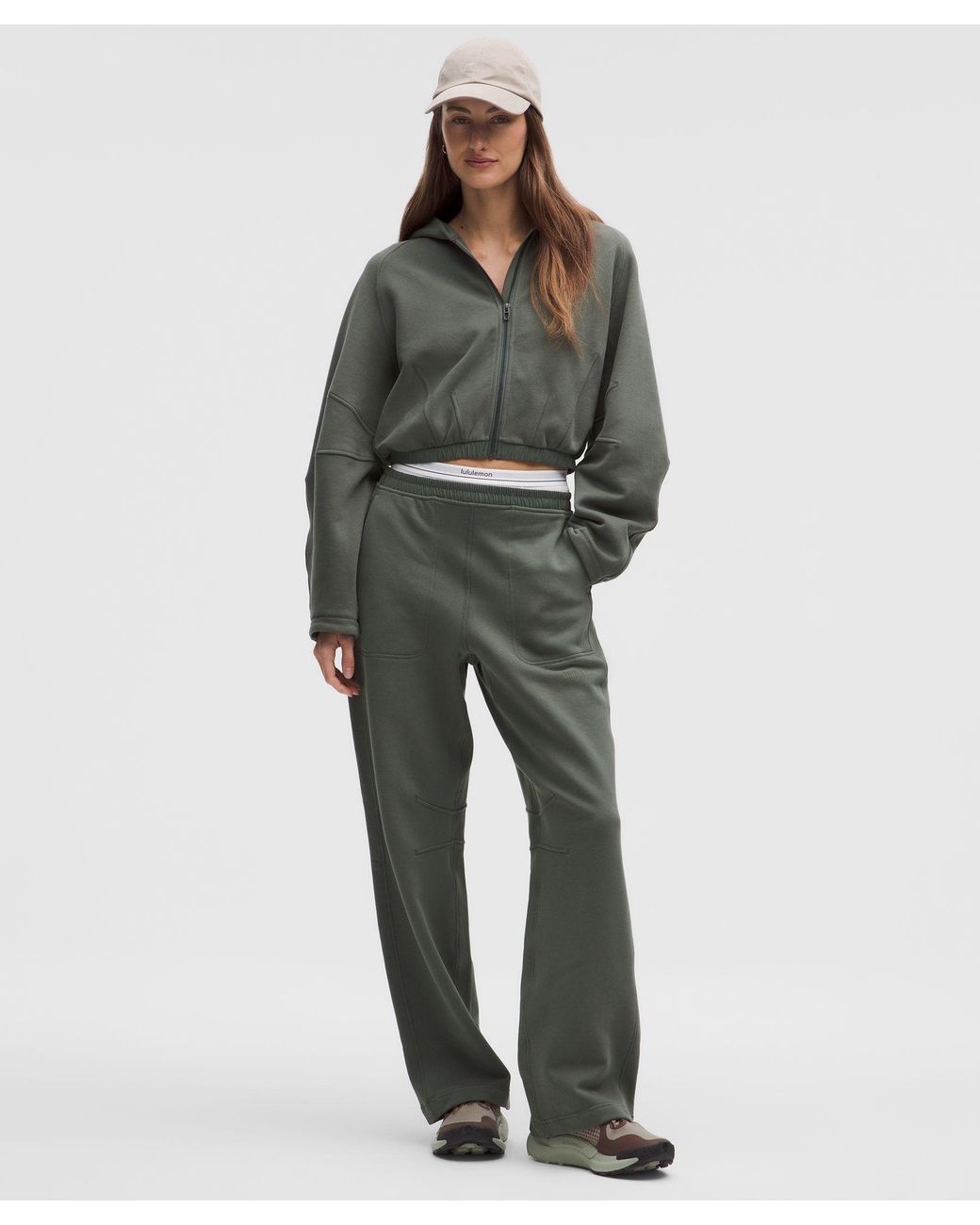 Lululemon サイズ2️⃣ グレー フルジップパーカー ルルレモン パーカー ジップアップ レディース SIZE S (S) Lululemon