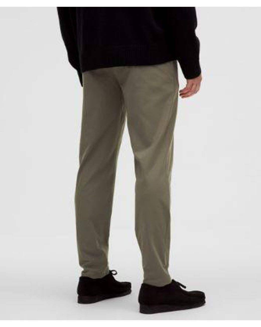 lululemon athletica Black Abc Warpstreme Slim-Fit Pull-On Pant for men