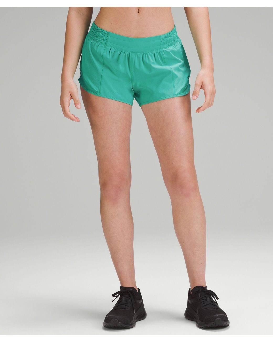 lululemon athletica Hotty Hot Low-rise Lined Shorts - 2.5 - Color Green -  Size 14