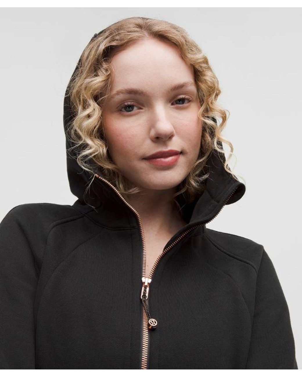 lululemon athletica Black Scuba Full-Zip Hoodie