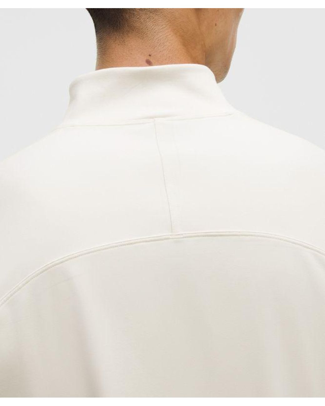 lululemon athletica Natural Rulu Fleece Half-Zip Long-Sleeve Shirt for men