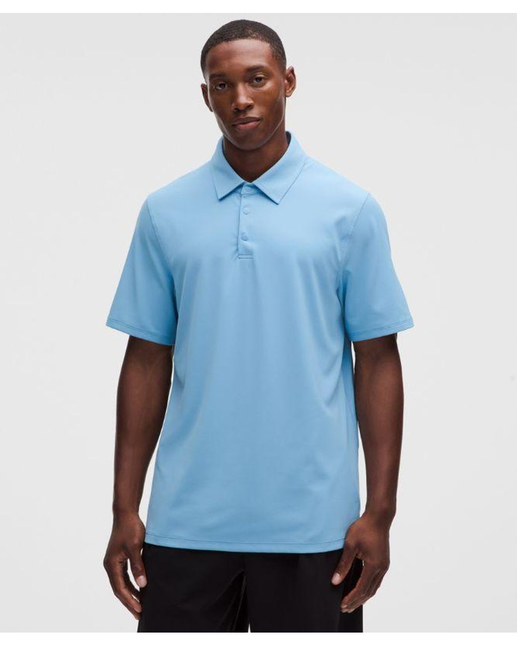 lululemon athletica Blue – Showzero Classic-Fit Polo Shirt – – Size Large for men