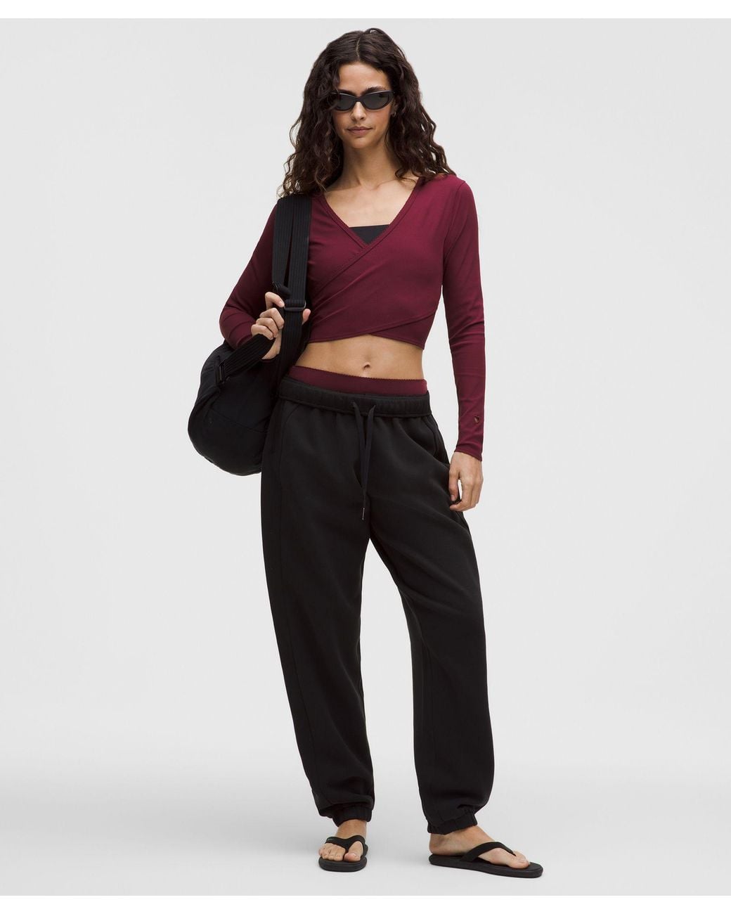 lululemon – Nulu Ribbed Wrap-Front Long-Sleeve Shirt Heart – Color