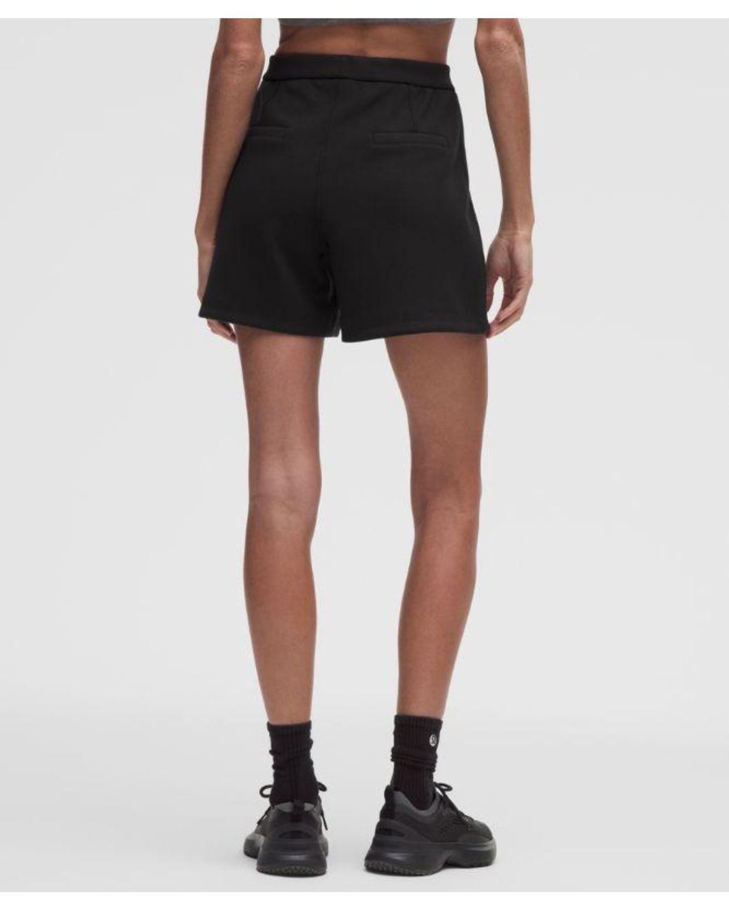 lululemon athletica Black Smooth Spacer High-Rise Short 5"
