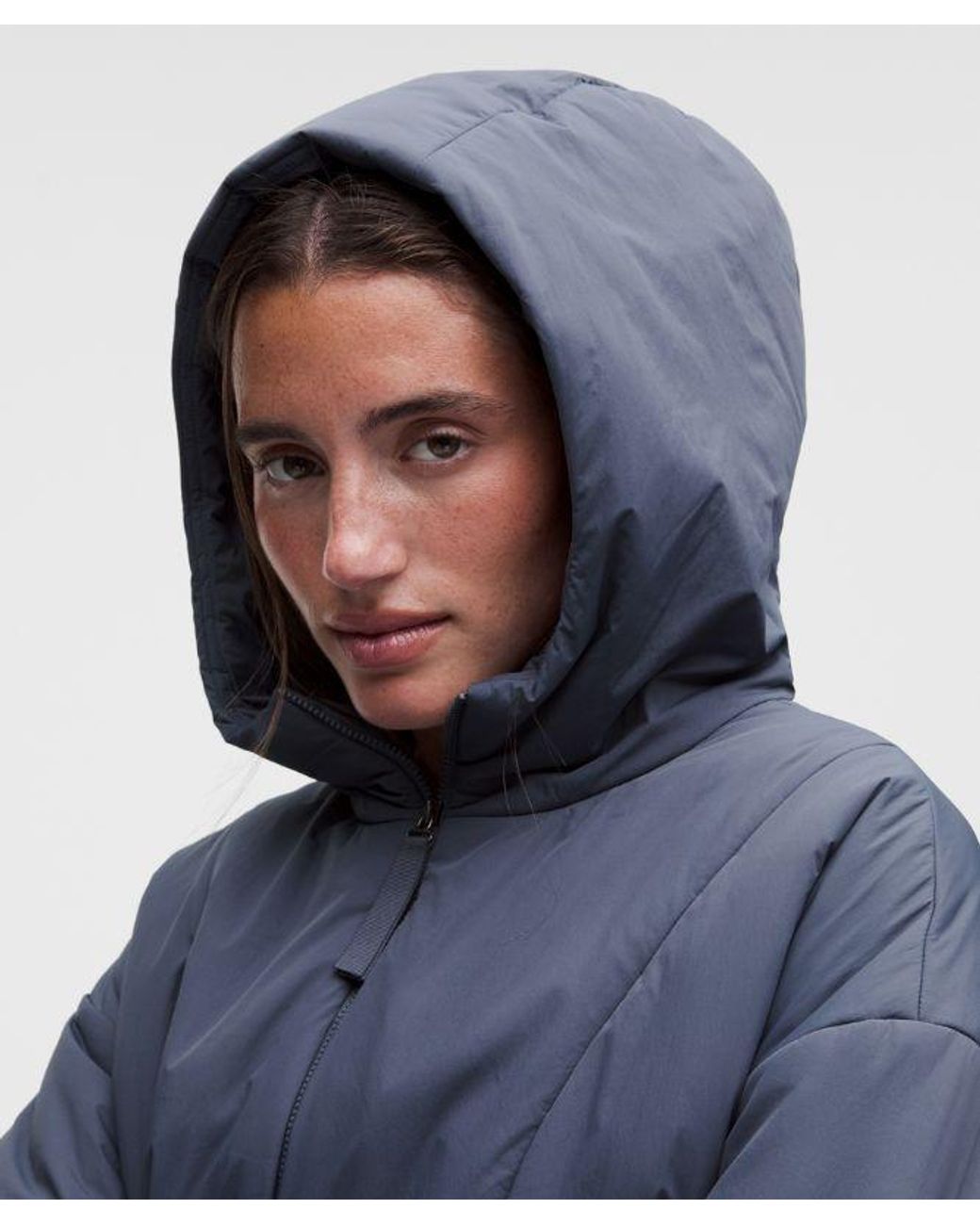 lululemon athletica Blue – Thermozen Insulated Hoodie – – Size Large