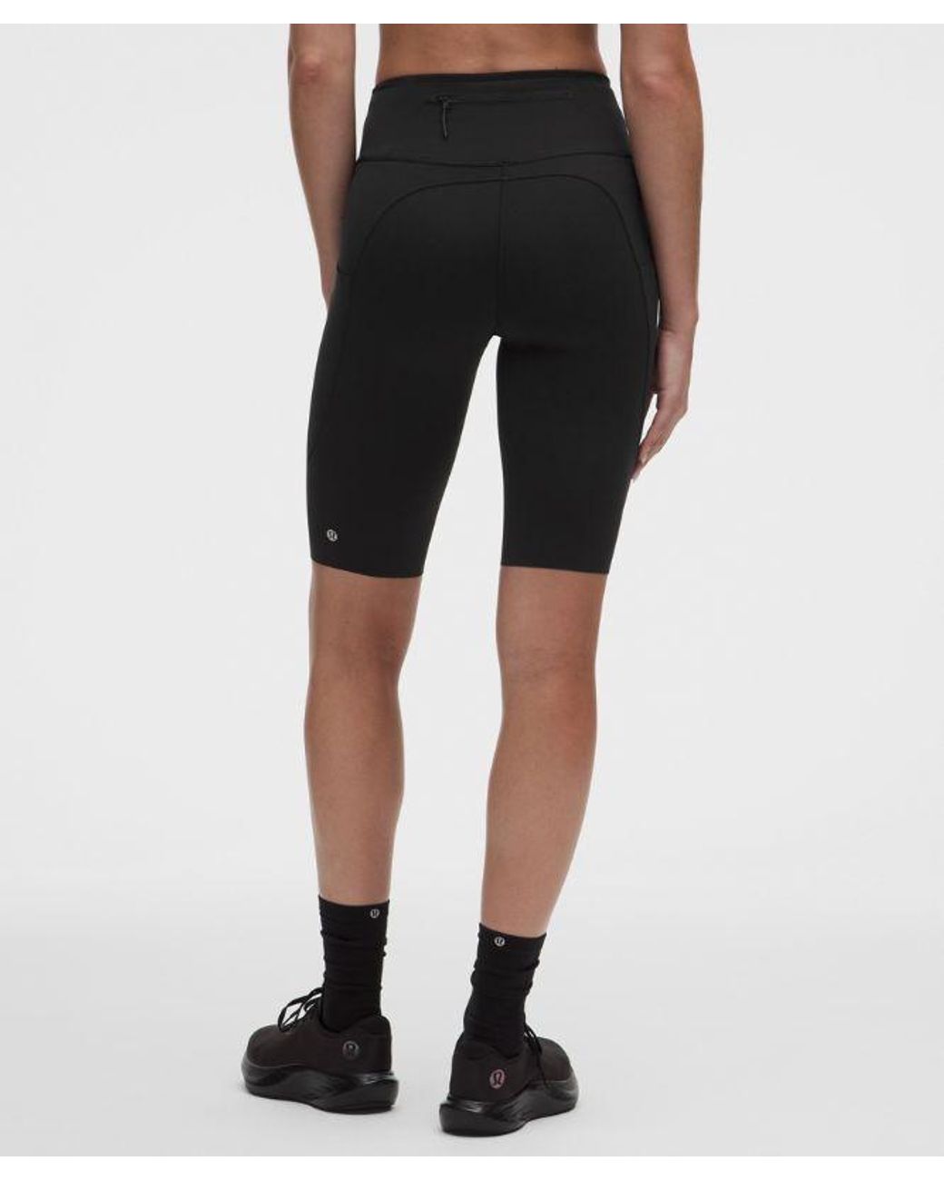 lululemon athletica Blue – Fast And Free 6-Pocket High-Rise Shorts Design – 11" – – Size 4